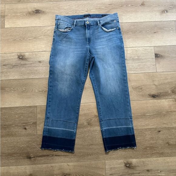 Tommy Hilfiger Greenwich Straight Mid-Rise Ankle Jean Size 16 - Picture 1 of 7